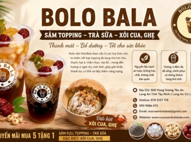 Quán Nước Sâm Ngon Tại Tây Ninh – Hương Vị Thảo Mộc Thanh Mát Tại Nước Sâm Bolo Bala